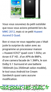 test htc one x : lecture mobile