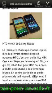 test htc one x : lecture mobile