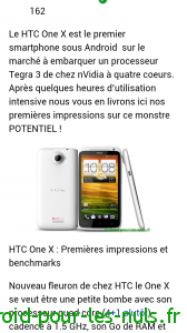 test htc one x : lecture mobile