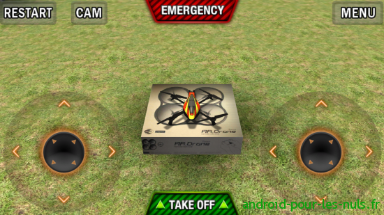 AR-Drone-sim mode outdoors