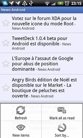 Google Reader officiel