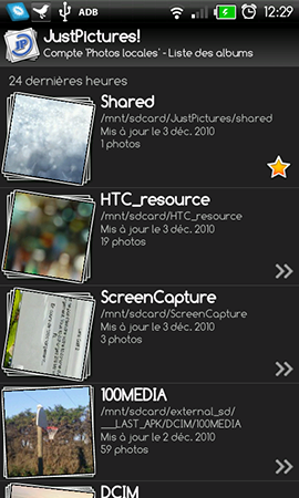 justpictures pour android