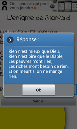 jeux d'enigme sur android