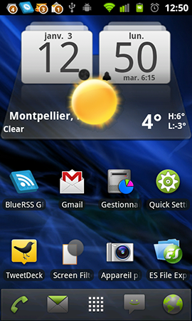 MIUI widget meteo