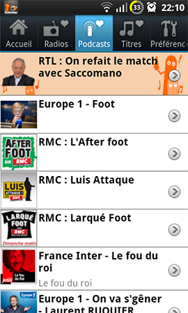 radiomee radio pour android