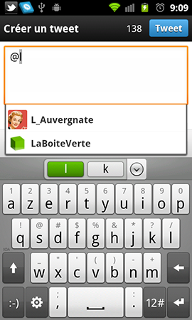 twitter 2 pour android