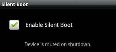 Slient Boot