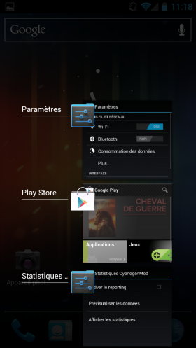 Cynaogenmod9 GalaxyS3 gestionnaire taches