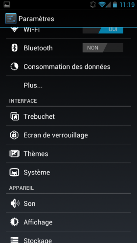 Cynaogenmod9 GalaxyS3 menu CM9 tweaks