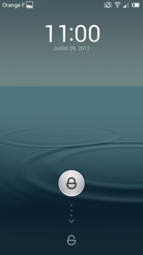 MIUI GalaxyS3 lock screen