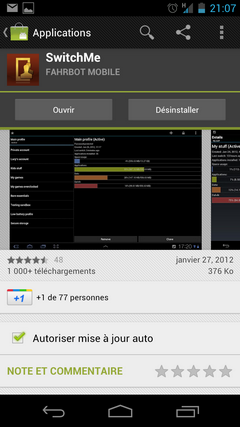 SwitchMe android market