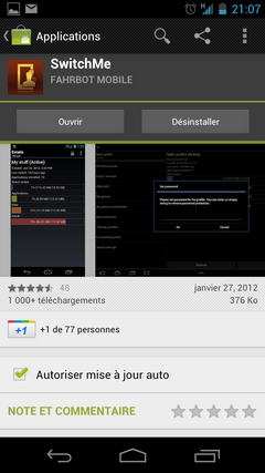 SwitchMe android market