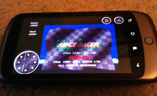 Ridge Racer sur nexus one