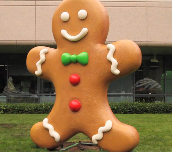 gingerbread arrive chez google