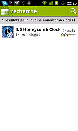 honeycomb clock widget