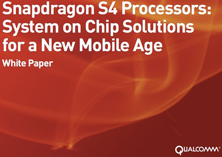 qualcomm snapdragon s4