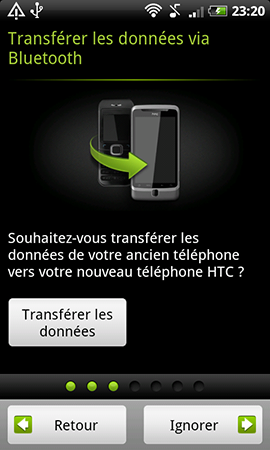 HTC Desire Z contacts