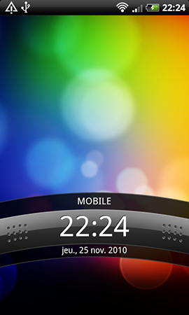 Test HTC desire Z widgets