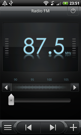 HTC Desire Z radio fm rds