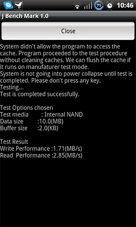 Spike Speedy Edition 1.2 GHZ sur Galaxy S