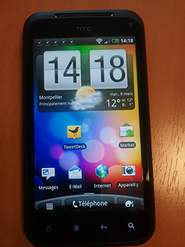 test  htc incredible S