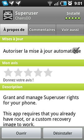 rooter android 2.2.1 JPU pour galaxy s