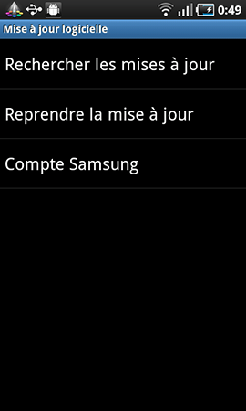 i9000XXJU Android 2.2.1 pour Galaxy S