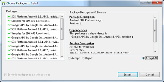 tutoriel installation environnement de dev Android