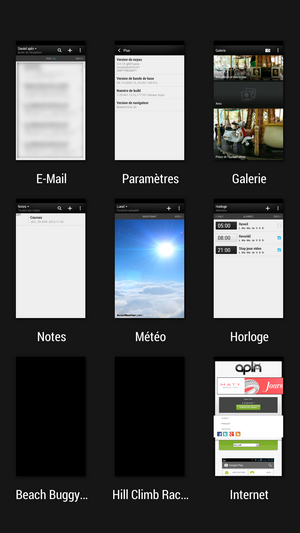 HTC One gestionnaire de taches