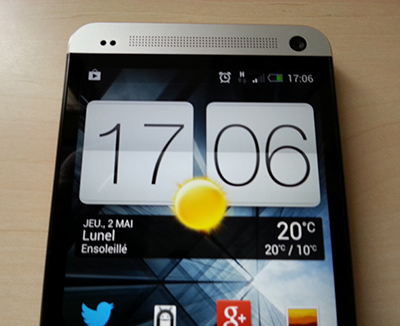 HTC One home classique