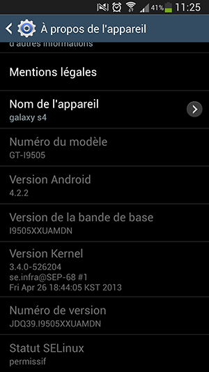 galaxy S4 I9505XXUAMDN_XEF