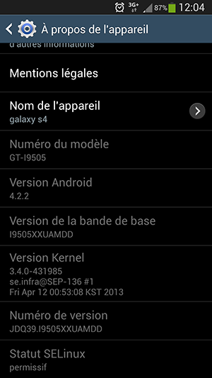 Galaxy S4 rom orange 