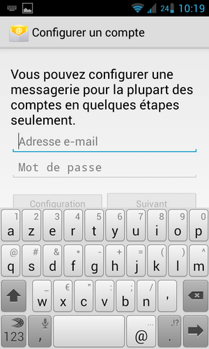 tuto compte email android