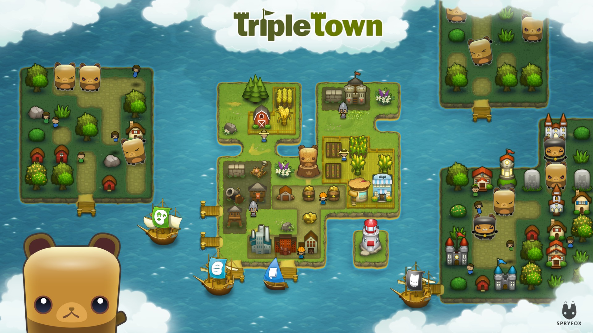 Triple Town sur Android, où comment j'ai perdu mon peu de vie sociale