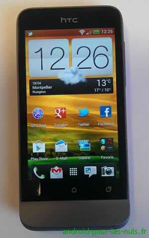 Test du HTC One V